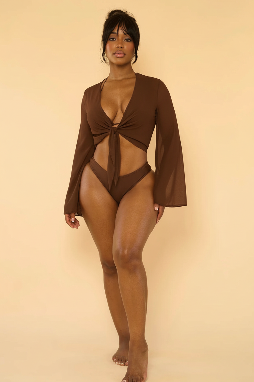 Coastline bikini - chocolate
