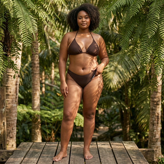 Coastline bikini - chocolate