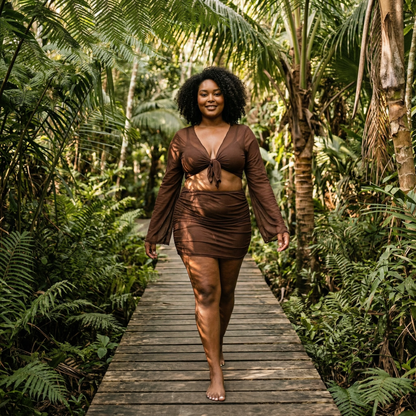 Coastline bikini - chocolate